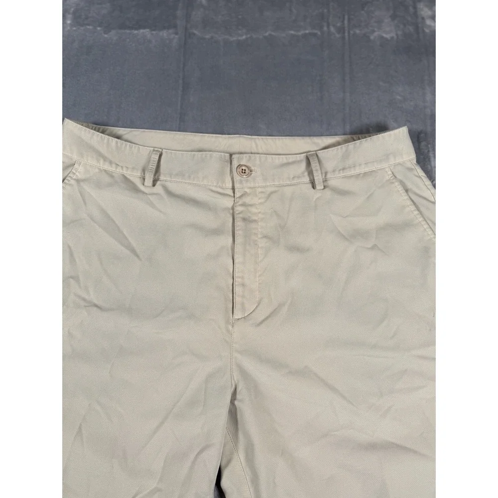 Under Armour Men's Tan Flat Front Performance Golf Pants Size 38 x 29 Straight